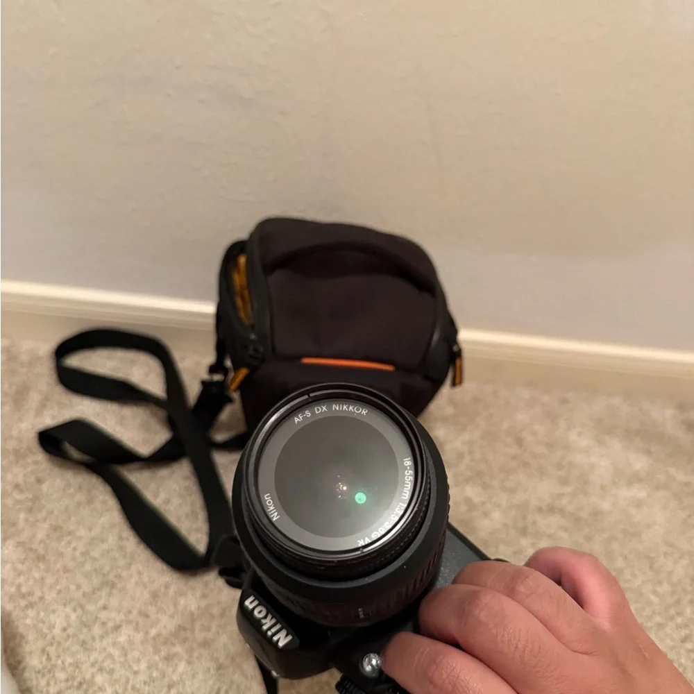 Nikon D3100 Black DSLR Camera with Accessories